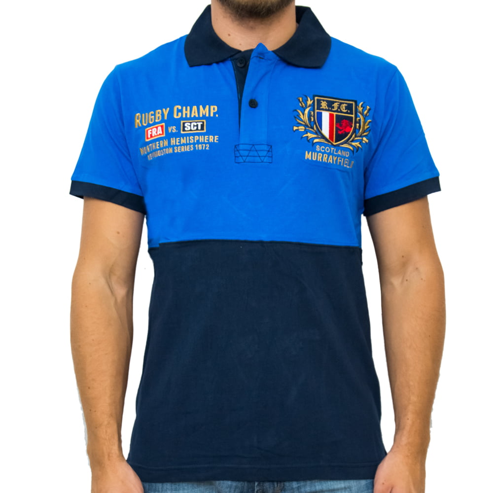POLO HARDER RUGBY M/C - AZUL M/